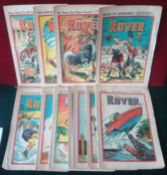 1946/47 The Rover Comic: All in good clean condition featuring numbers 1151 to 1176 (25)