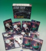 Star Trek ERTL Diecast Models: To include USS Enterprise x7, Klingon Bird of Prey x5 all come in