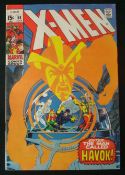 1969 X-Men Comic: Enter The Man Called Havok (Cent Copy) No 58 July 1969 (VG+)