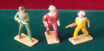 Kentoys - Dan Dare Space Figures: Sir Hubert Guest, Dan Dare in Space Suit and Lex O’Malley all Fair