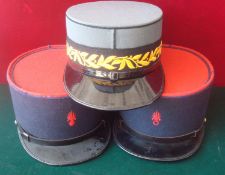 Selection of French Kepi/Headgear: To consist of 3 various examples all been complete with lining