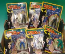 Ban Dai Dick Tracy Character Figures: By Playmates Dick Tracy x5, Itchy x1, Flattop x1, Sam