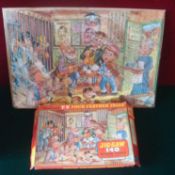 T.V. Four Feather Falls Jigsaw: 140 Medium pieces Tex Tucker Party 1960 complete with box