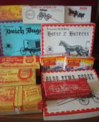 Selection of Model Kits: To include 1870 Milk Wagon, Dutch Buggy, Horse and Harness, Old Tyme Buggy,