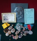 Collection of German Military Badges: Mainly reproduction including some cloth badges together