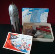 Dan Dare Style Rocket Kit: Ajet Made by Payne & Holloway Ltd Birmingham. This made example comes