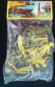 Spanish Thunderbirds Figures: Made in Yellow and Green by Comansi consisting of 12 figures in a