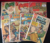 Selection of Cowboy Charlton Comics: Featuring Cheyenne Kid No’s 60, 64, Kid Montana No 41,
