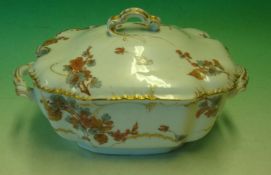 Aynsley Pedestal Bowl: Yellow background having Fruit and Leaf design by D Jones together with