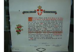 A fine piece of calligraphy ? Autograph ? Prince Arthur^ Duke of Edinburgh - Calligraphy/Heraldry