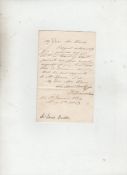 Autograph ? science ? David Brewster^ inventor of the kaleidoscope als dated1853 refusing an