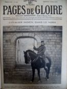 India ? French Magazine containing an article 1914/1915 on a Sikh  guard in France Measures 22 x 31