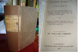 A rare copy of Cobbett ? Ephemera ? Literature ? William Cobbett Rural Rides^ thick 8vo^ 1830^