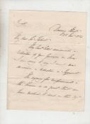 Military ? Crimean War ? The Duke of Newcastle^ fine autograph letter signed dated Downing Street^