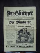 WWII ? Anti-Semitic Literature Der Sturmer edition No 46 for November 1937 of this most notorious