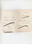 Autograph ? civil engineering ? John Aird brief als in a very distinctive hand dated July9th 1901.