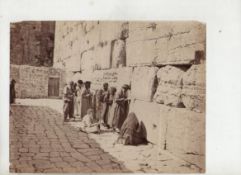 Photographs ? Palestine and the Holy Land collection of approx 48 albumen prints by P Bergheim