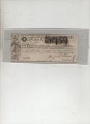 Ephemera ? Early state lottery ticket 1792. Sixteenth part of the chance issued by Lottery Agent