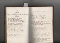 India ? Contemporaneous Poem Maharajah Ranjit Singh the manuscript notebook of Colin Robertson