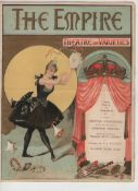 Theatre ?Marie Lloyd? on the stage at the Empire Theatre of Varieties^ Leicester Square^ London
