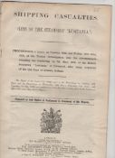 The loss of The Lusitania ? WWI ? Proceedings in camera on Tuesday 15th and Friday 18th June 1915