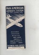 Ephemera ? Advertising ? early Airlines Pan American Airways 1935. An interesting 16 page time