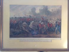 India ? Large First Sikh War Litho by Ackerman ? rare 19th century fine coloured litho titled ?