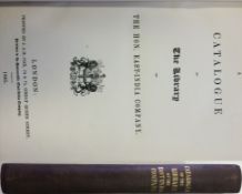 India ? Catalogue of Library  of the East India Company first edition catalogue of the library