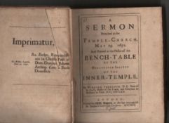 Sermons celebrating the Restoration of Charles II Ecclesiastical ? Sermons volume of approx 22