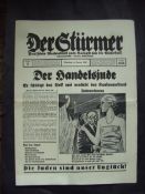 WWII ? Anti-Semitic Literature Der Sturmer edition No 2 for January 1938 of this most notorious
