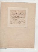 Autograph ? Music ? Jenny Lind^ the ?Swedish Nightingale? attractive autograph musical quotation