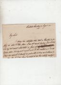 Autograph ? Political ? the Duke of Portland^ Prime Minister part of an autograph letter signed by