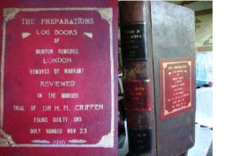 Dr Crippen?s prescription ledgers ? Crime and Punishment ? Dr Crippen two tall folio ledgers both