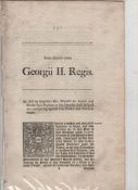Highland Rebellion group of four Printed Acts of Parliament all relating to the Highland Rebellion