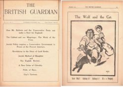 WWII ? Anti-Semitic Literature The British Guardian Volume 5 Number 11-12 November-December 1924.