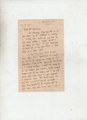 A fine letter of Edmund Blunden Autograph ? Literature ? Edmund Blunden^ poet fine autograph letter