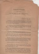 Coronation of Queen Victoria ?Regulations to be observed on the day of the Coronation? Whitehall