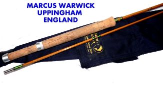 ROD: Marcus Warwick The Magnum Nymph 9` 2 piece split cane trout fly rod, No.905/75, hand built in