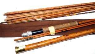 ROD & PARTS: Hardy the LRH Dry Fly Rod, 9`3 piece Palakona with spare blank top, rod in need of