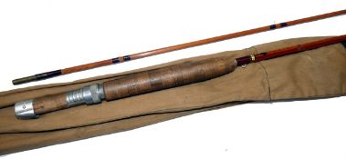 ROD: J S Sharpe of Aberdeen for Farlow, The Eighty Eight, 8`8" 2 staggered ferrule trout fly rod,