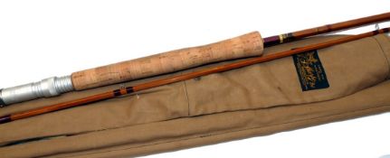 ROD: J S Sharpe of Aberdeen for Farlow, The Scottie, 10`6" 2 trout fly rod, impregnated cane,