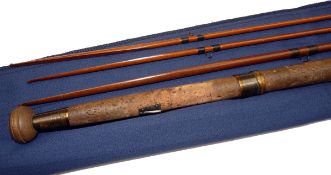 ROD: Playfair Sole Maker Aberdeen 11`6" 3 piece Grants Vibration style greenheart salmon fly rod,