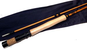 ROD: Crofter Raphona cane 7` 2 piece split cane trout fly rod in new condition, marked "Made in