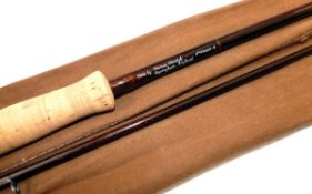 ROD: Marcus Warwick The Diplomat 9` 2 piece custom built carbon trout fly rod, in as new