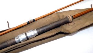 ROD: Hardy The No.2 LRH spinning rod 9`6" 2 piece Palakona, No.E59188, no intermediate whips, low