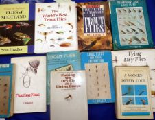 Collection of Eleven Fly Tying Books – authors` incl. Lawrie, Wright, Halford, Walker, Roberts,