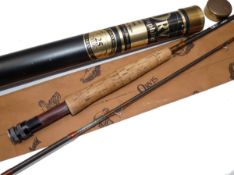 ROD: Orvis Graphite Spring Creek 9` 3" 2 piece trout fly rod, line rate 5, brown whipped guides,