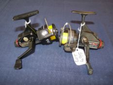 REELS: (2) Abu Sweden Cardinal 54 spinning reel, audible anti-reverse, foot stamp 790502, in as