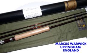 ROD: Marcus Warwick The Legend 11` 3 piece IMX carbon trout fly rod, line rate 5/6, brown blank