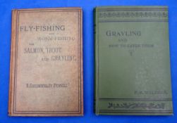 Walbran, FN – "Grayling And How To Catch Them" 1st ed 1895, green cloth binding, 142 pages, fine and